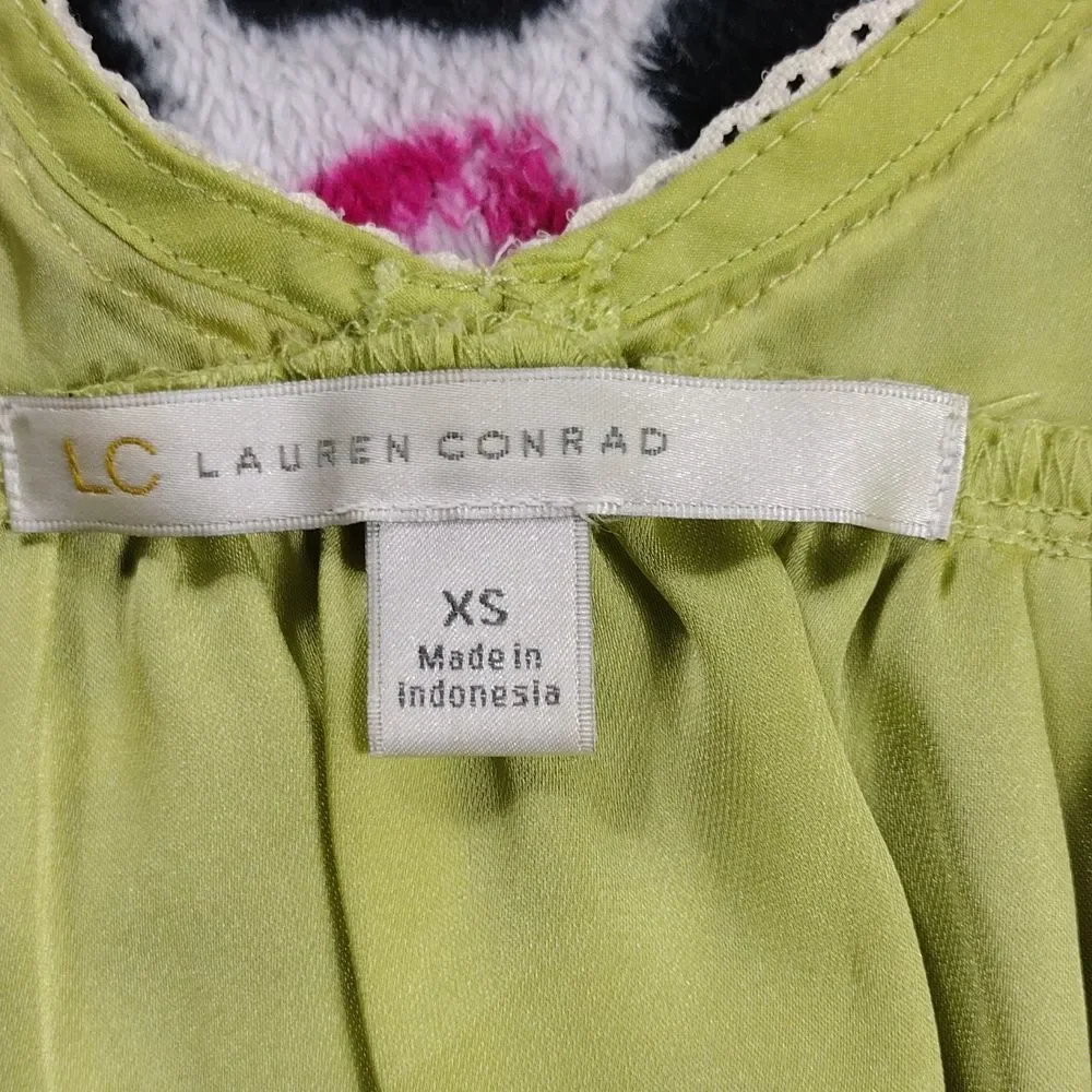 LC Lauren Conrad 🌟 4 For $15 Lime Green Tank Top - Picture 11 of 11